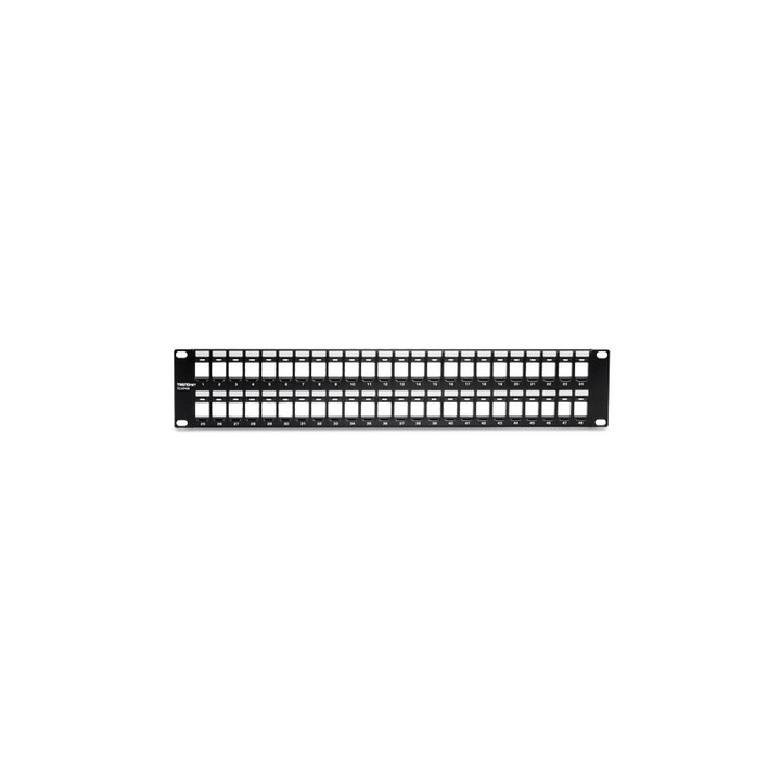 Patch Panel 48 Ports Blank Keystone 2U - Trendnet Tc-Kp48