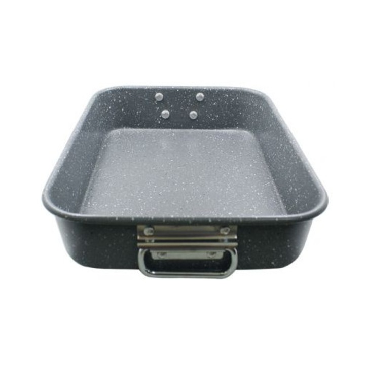 Tava de copt, Otel, Elekom EK-H30G, 34 x 26 x 6 cm/0,6 mm