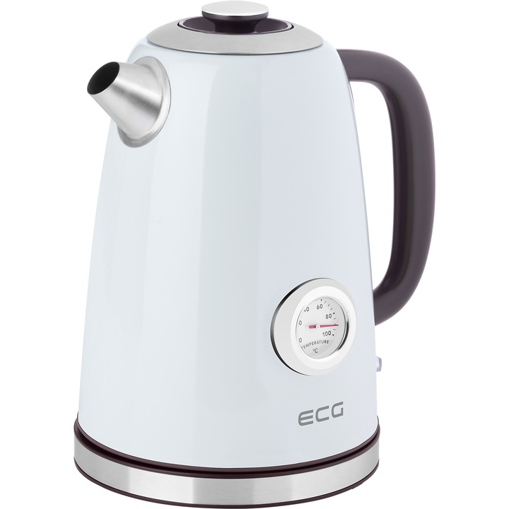 Fierbator electric ECG RK 1700 Magnifica Intenso, 1.7 litri, 2200 W, otel inoxidabil, indicator temperatura