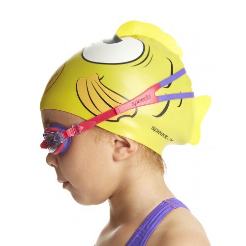 Self-indulgence Mitt Isaac Set casca si ochelari inot Speedo Sea Squad pentru copii, Yellow, One Size  - eMAG.ro
