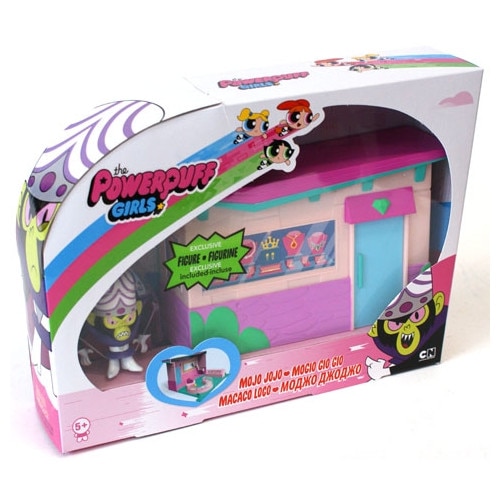 Set de joaca Powerpuff Girls cu figurina Mojo Jojo