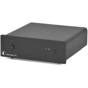Convertor digital/analog (DAC) Pro-Ject DAC-BOX-S-FL-C,Negru, expus showroom, garantie 2 ani Convertor digital/analog (DAC) Pro-Ject DAC-BOX-S-FL-C,Negru, expus showroom, garantie 2 ani