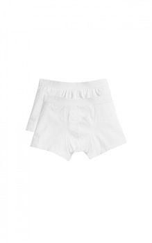 Boxeri 2 buc Fruit of The Loom, Alb, S Boxeri 2 buc Fruit of The Loom, Alb, S