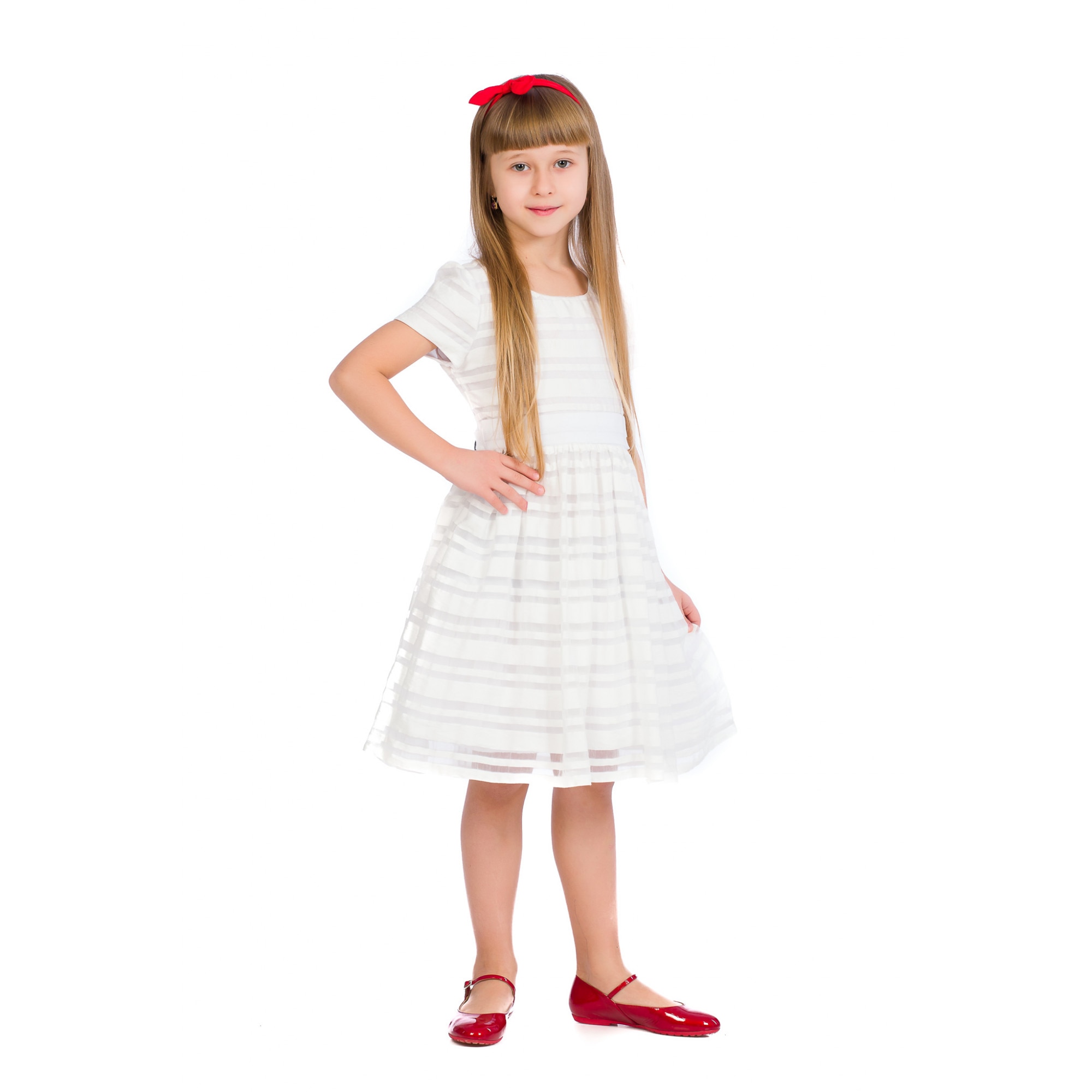 Rochie BE YOU buline, Alb