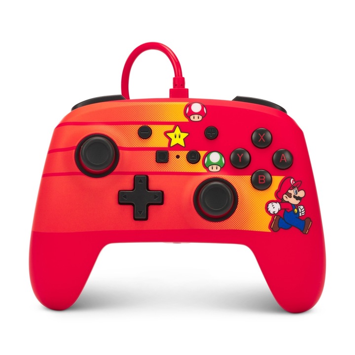 PowerA Enhanced Wired Nintendo Switch Speedster Mario vezetékes kontroller