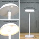 Lampa led de masa Gentile, birou, noptiera, reincarcabila, 8-12 ore de lucru, Alb