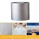 Banda Hidroizolanta Bituminoasa Cu Cauciuc Butilic SIKS, Pentru Hidroizolatii, Etansare Acoperisuri, Fisuri Tabla, Cosuri, Rezistenta la Apa, Invelis Aluminiu, Aderenta Sporita, 15cm Latime x 5m Lungime, Argintiu