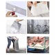 Banda Hidroizolanta Bituminoasa Cu Cauciuc Butilic SIKS, Pentru Hidroizolatii, Etansare Acoperisuri, Fisuri Tabla, Cosuri, Rezistenta la Apa, Invelis Aluminiu, Aderenta Sporita, 15cm Latime x 5m Lungime, Argintiu