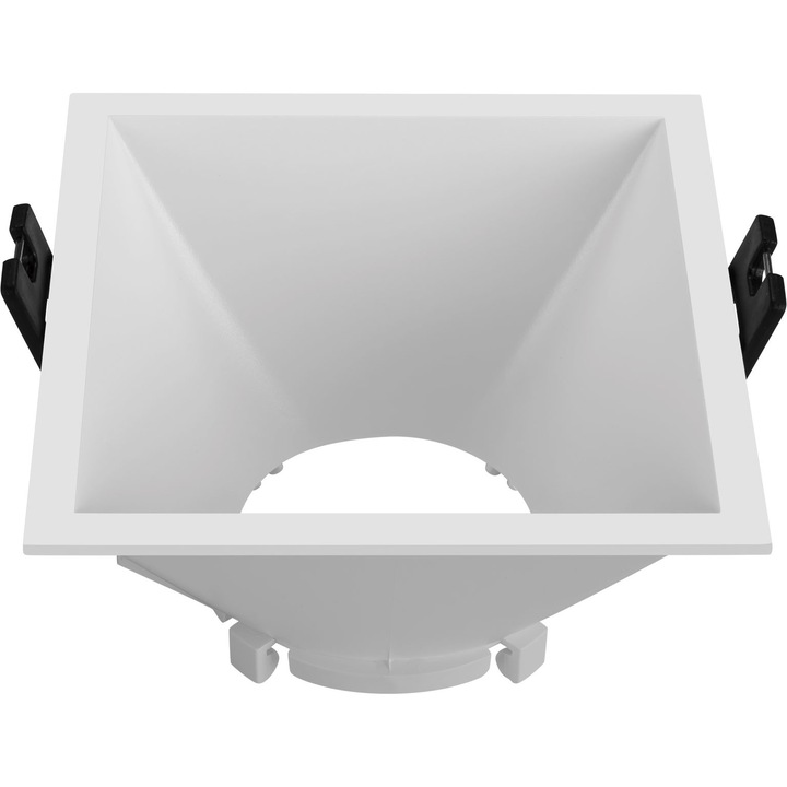 Spot keret GU10/MR16 négyzet fehér PC 93x53mm Well