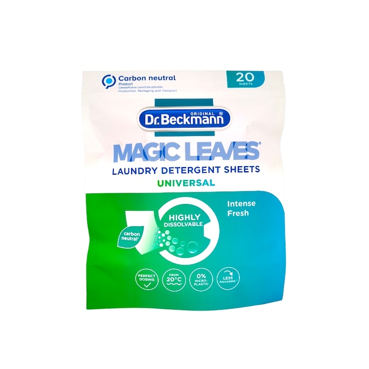 Detergent rufe DR.BECKMANN, Spalare universala, Intens Fresh, 20 buc