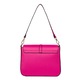 Aretha fukszia természetes bőr táska