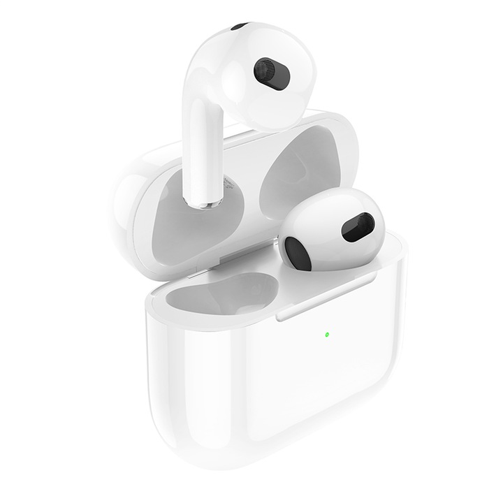 Bluetooth слушалки HOCO EW26, SinglePoint, In ear, бели