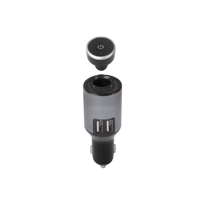 Casti wireless, Bluetooth 5.3, microfon, negru, tip over ear