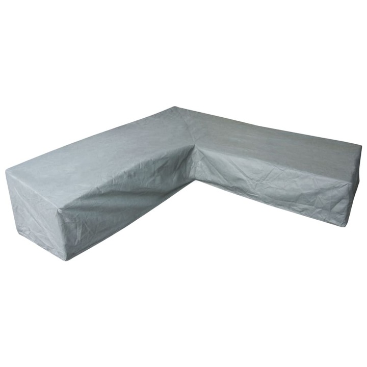 Г-образна мебелна покривка Eurotrail, сива, 255x255x100/70 см