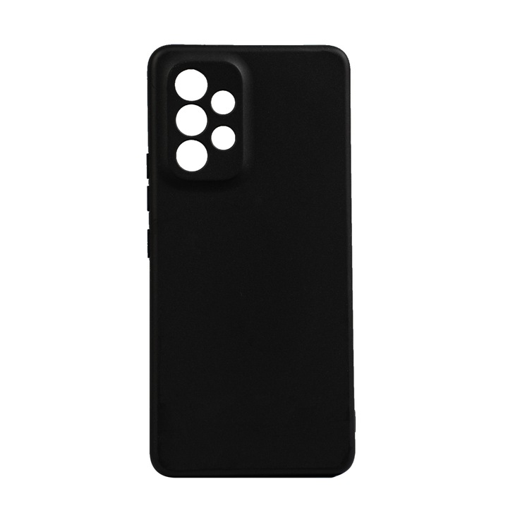 Предпазен калъф Spacer за Samsung Galaxy A53, Гъвкав TPU материал, Черен