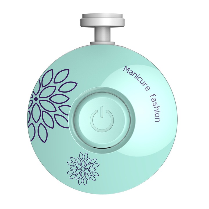 Електрическа нокторезачка за бебе, Пластмаса Тюркоаз