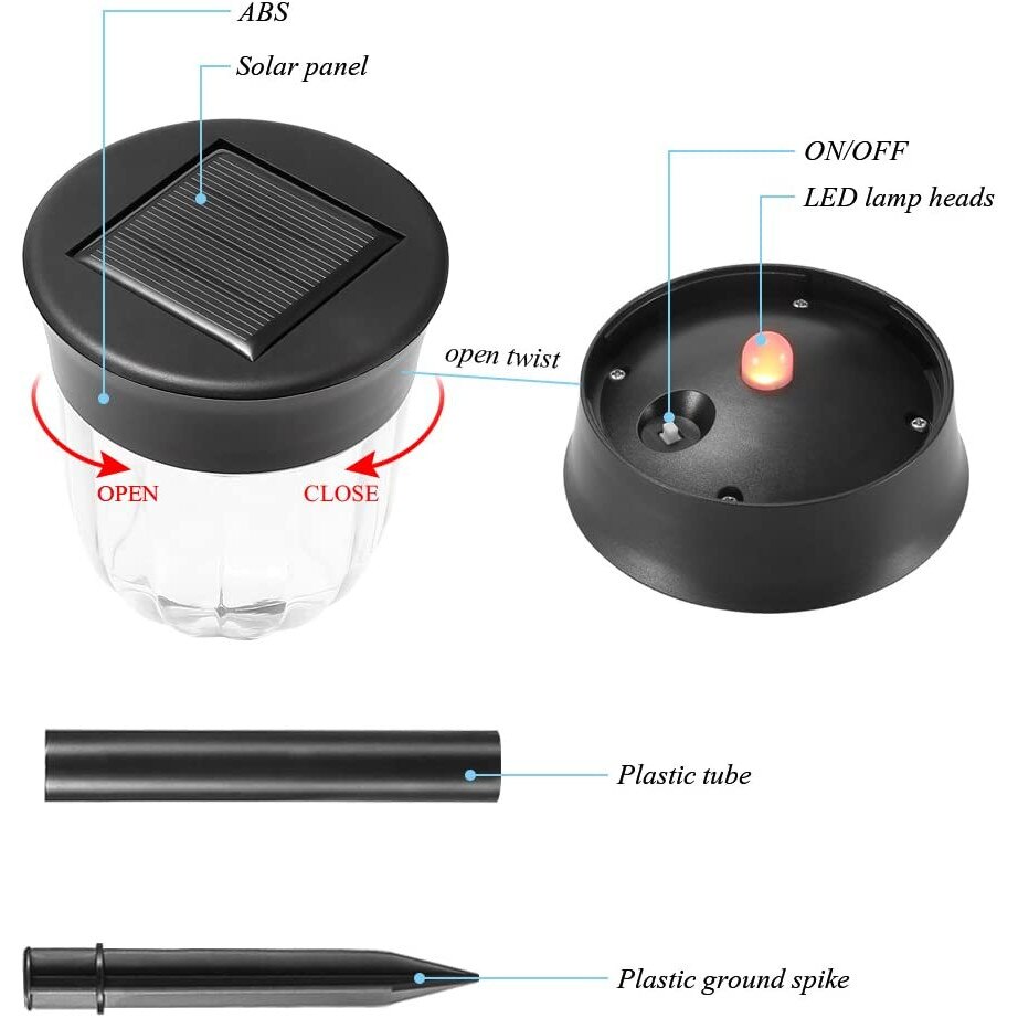 Lampa Solara Pentru Gradina Rgb Led Impermeabil Ip Emag Ro