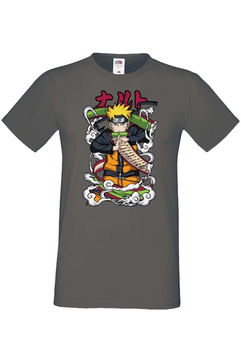 Tricou barbati Manga Anime Japan Comics Animation Tralala Naruto Toad Sage var-008, Gri inchis, S