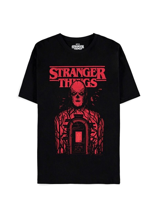Stranger Things Red Vecna 87520 póló, Fekete