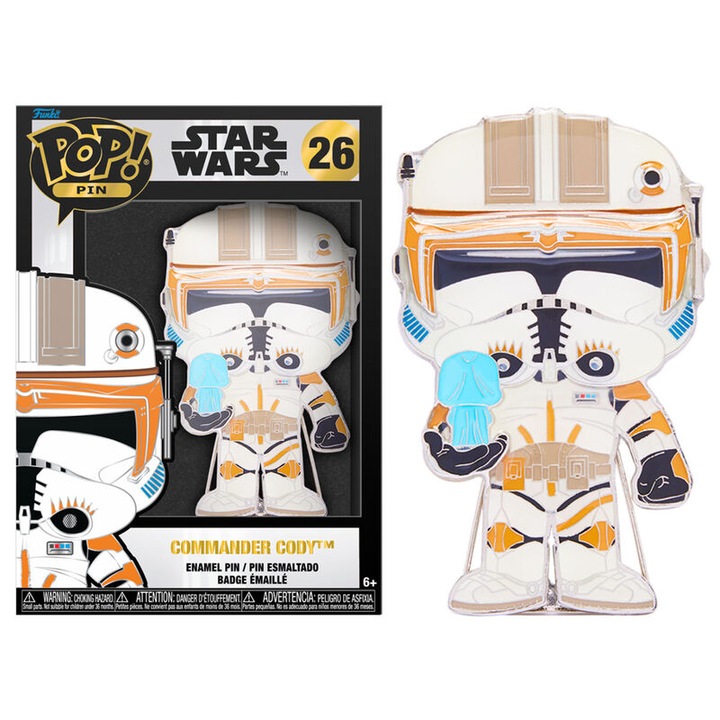 Figurina cu Commander Cody, FunKo, 10 cm, Multicolor
