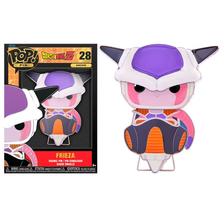Dragon Ball Z Frieza POP Pin figura, Funko, 10 cm