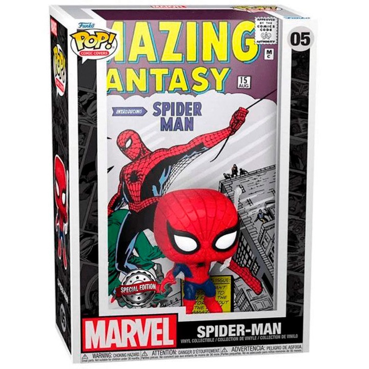Figurina, FunKo, Model Spider-Man, 3 ani+, Multicolor