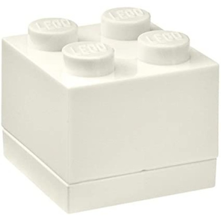 LEGO® ΚΟΥΤΙ ΑΠΟΘΗΚΕΥΣΗΣ ΤΕΤΡΑΓΩΝΟ MINI ΑΣΠΡΟ - 40111735