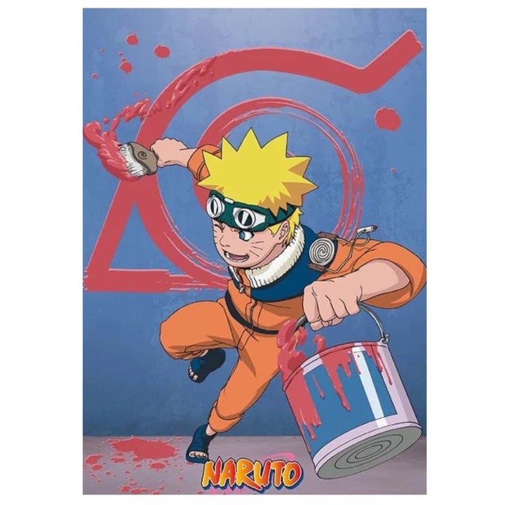 Poster Naruto & Konoha, 52 x 38 cm