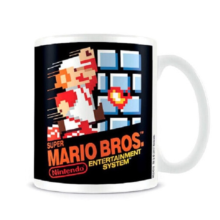 Bögre, Piramis, Nintendo Super Mario, 315 ml