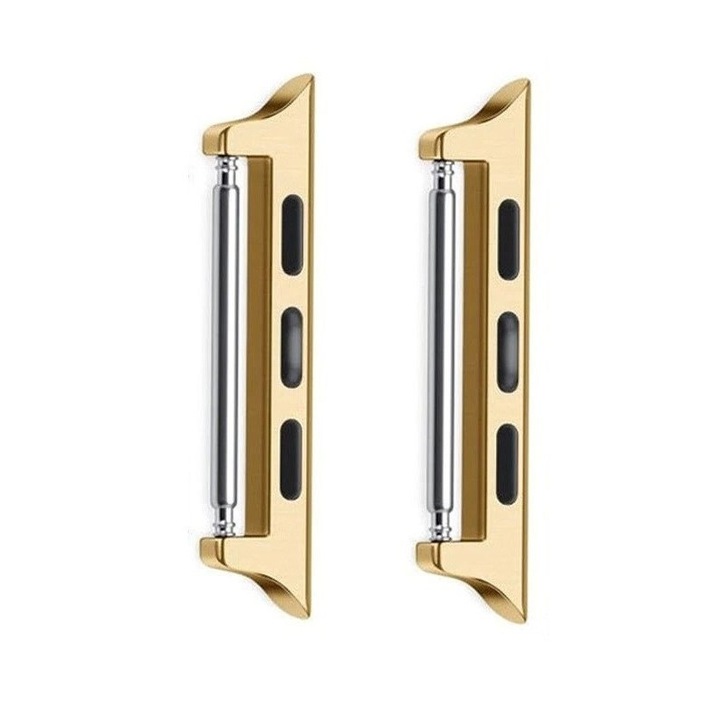 Apple Watch szíj adapter, kompatibilis 42/44/45mm kijelzőjű okosórákkal, arany