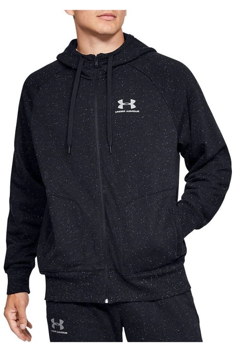 Hanorac Under Armour Speckled Fleece Fz Hoodie, Fekete, M