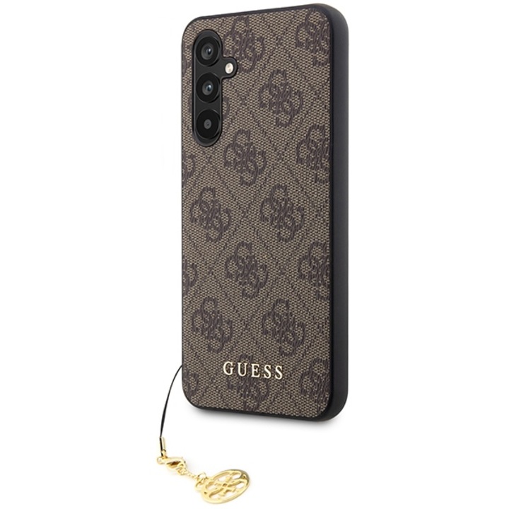 Кейс за Samsung Galaxy A34 5G Guess charms collection кафяв