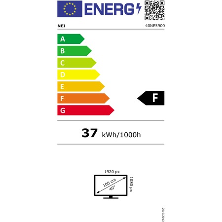 Televizor NEI LED 40NE5900, 100cm, Smart, Full HD, Clasa F