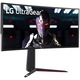 Монитор Gaming LG 34", Nano IPS, WQHD, Извит, 1ms, 160 Hz, G-SYNC, DisplayPort, HDMI, FreeSync, G-Sync, Pivot, 34GN850P-B.AEU