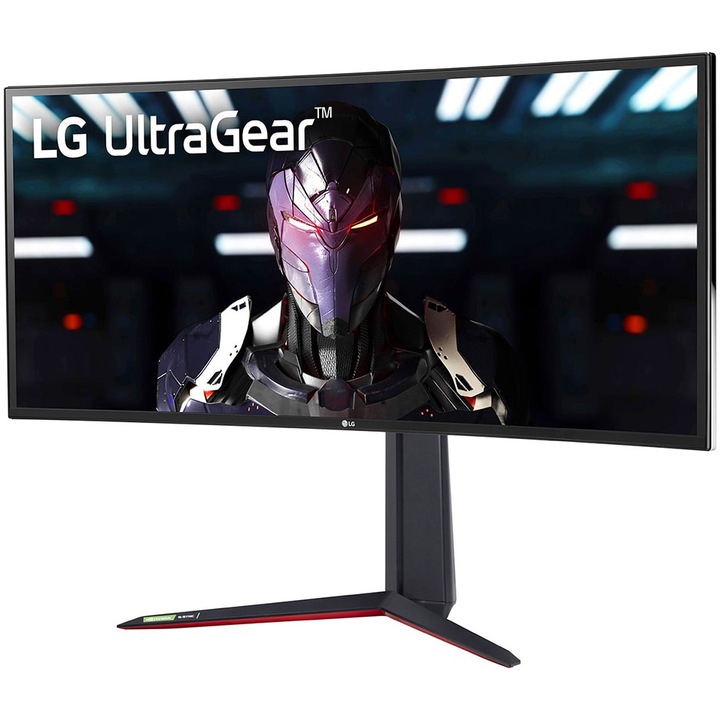 Монитор Gaming LG 34", Nano IPS, WQHD, Извит, 1ms, 160 Hz, G-SYNC, DisplayPort, HDMI, FreeSync, G-Sync, Pivot, 34GN850P-B.AEU