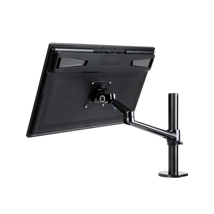 Tableta grafica HUION ST410 Single Monitor Arm (brat pentru un singur monitor), vine cu un interval de incarcare de 0-8 kg, poate fi compatibil cu monitoarele cu dimensiunea ecranului sub 32"