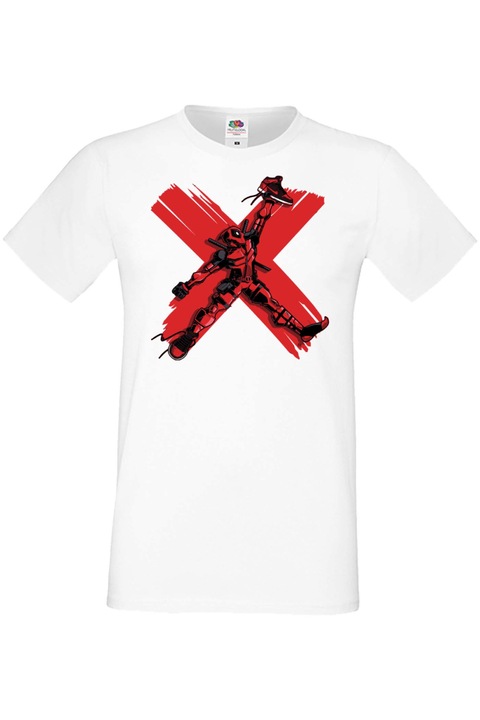 Férfi póló deadpool marvel comics Deadpool X Air J, Fehér