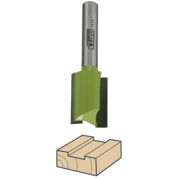 Freza caneluri, Luna, 18mm, 3-6mm, set