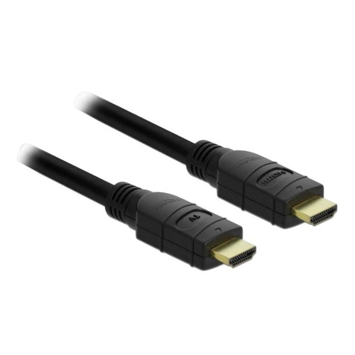 Cablu HDMI, DeLock, 4K, 60Hz, 10 m, Negru