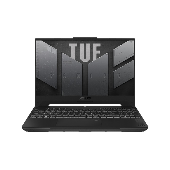 Лаптоп ASUS TUF Gaming F15 FX507VI-LP063, FX507VI-LP063, 15.6", Intel Core i7-13620H (10-ядрен), NVIDIA GeForce RTX 4070 (8GB GDDR6), 16GB 4800MHz (2x8GB) DDR5, Сив