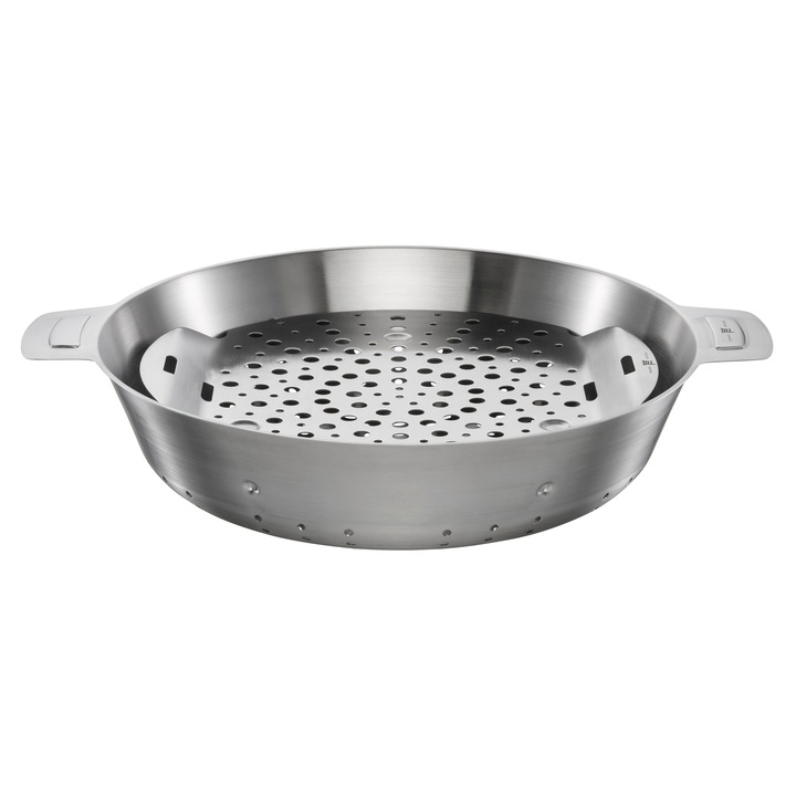 Кошница за готвене на пара, Fiskars Norden Grill Chef, 30 cm