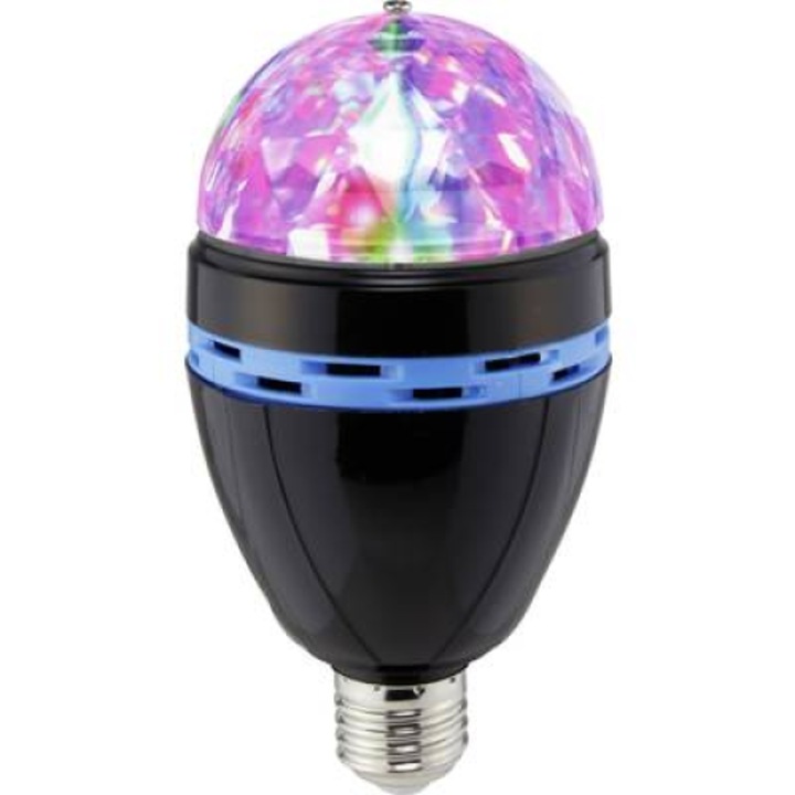 Парти светлинен източник, E27, черен, Renkforce E27 Partylamp (1349523)