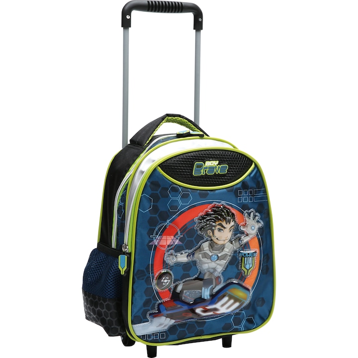 Rucsac cu role, Nylon, Madisson, Power Boy, SW73212T, Bleumarin