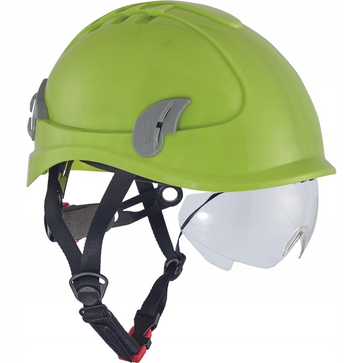 Casca industriala, Cerva, Policarbont, Verde, 53-56 cm