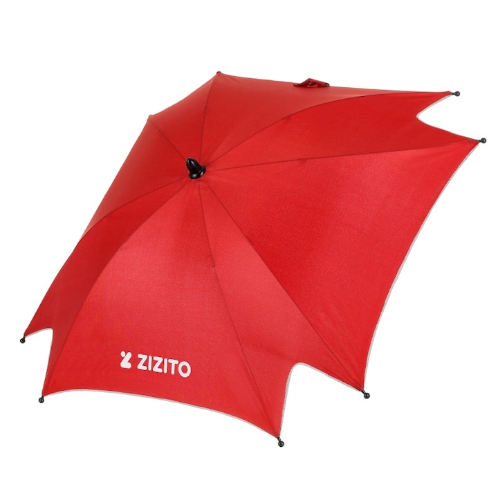 Napvédő napernyő babakocsira ZIZITO, Univerzális méret, Piros