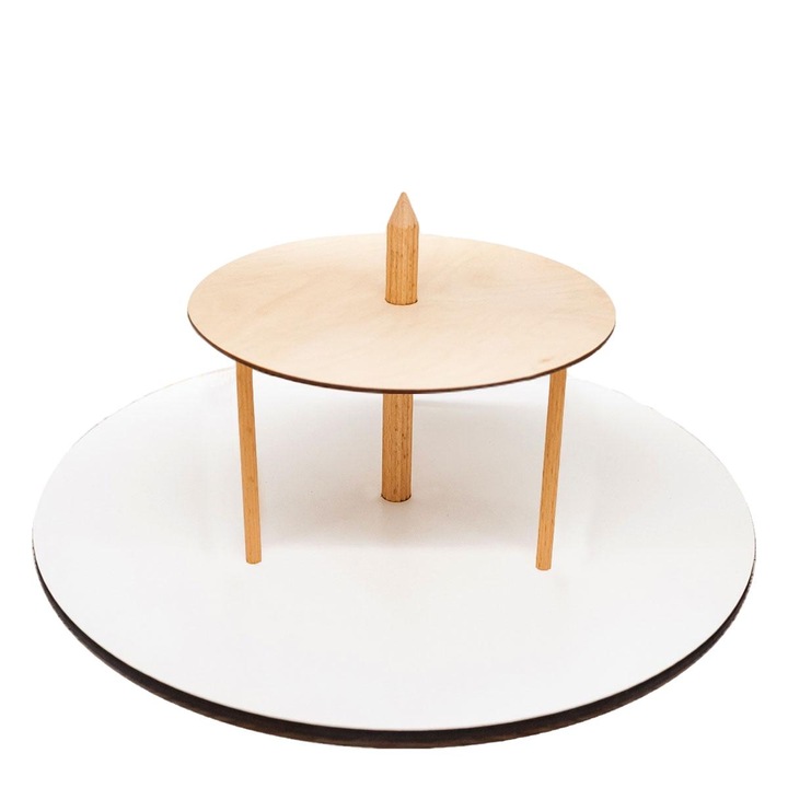 Стойка за торта 2 нива 34/22 см Wood Brand4Cake