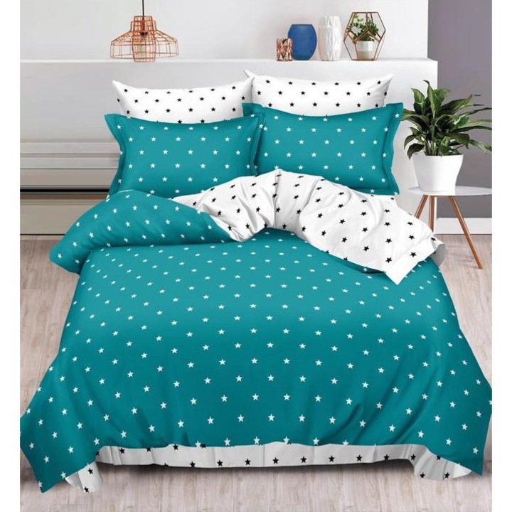 Finom pamut ágynemű, franciaágy, 6 db, KL14 szín