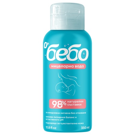 Мицеларна вода, Бебо, 350 мл - eMAG.bg