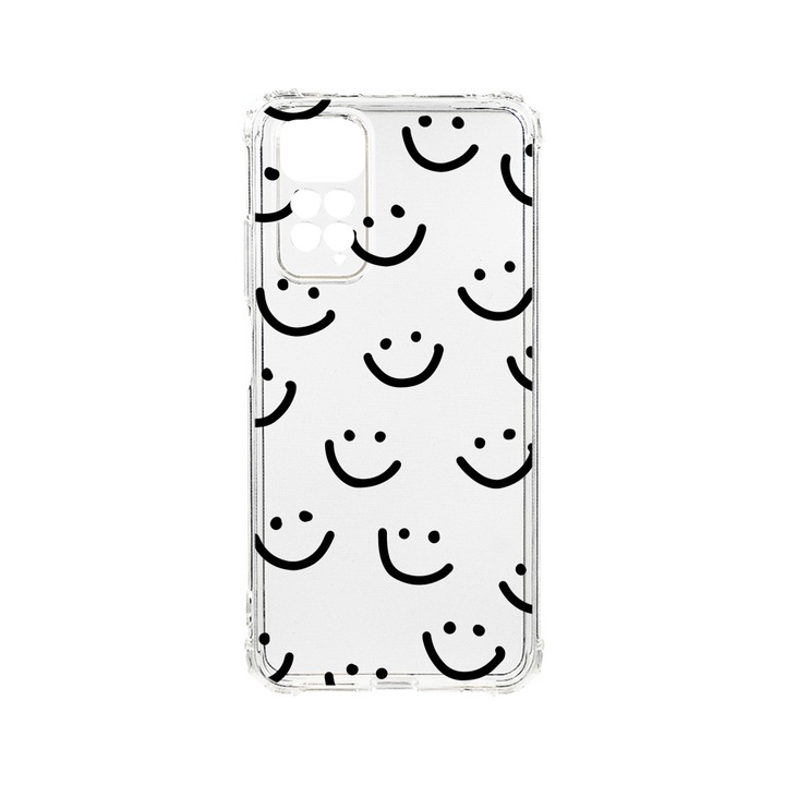 Силиконов калъф BestCase за Xiaomi Redmi Note 11 Pro 4G / 5G, Smiley, 1.5MM, Anti Shock, AS 1056