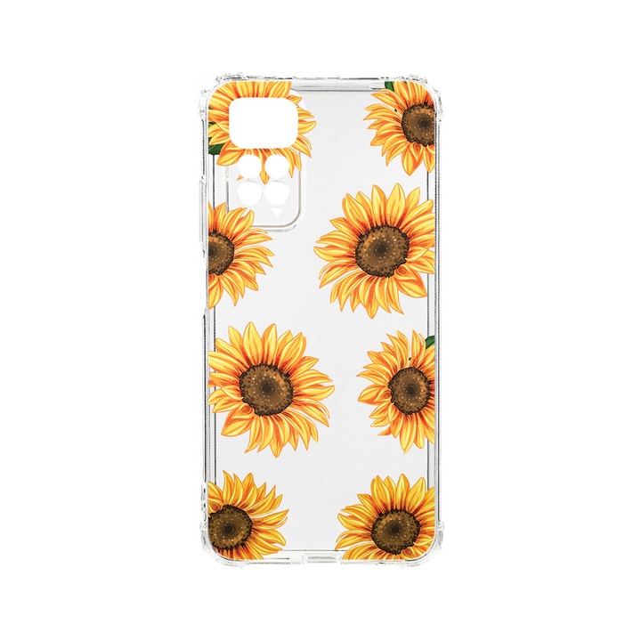 Силиконов калъф BestCase за Xiaomi Redmi Note 11 Pro 4G / 5G, Sun Flower, 1.5MM, Anti Shock, AS 1069